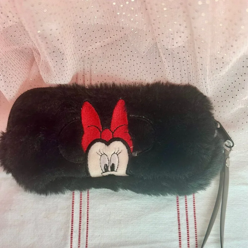Disney Minnie Mouse Drawstring Backpack - Pink Drawstring Bag NWT and Wristlet